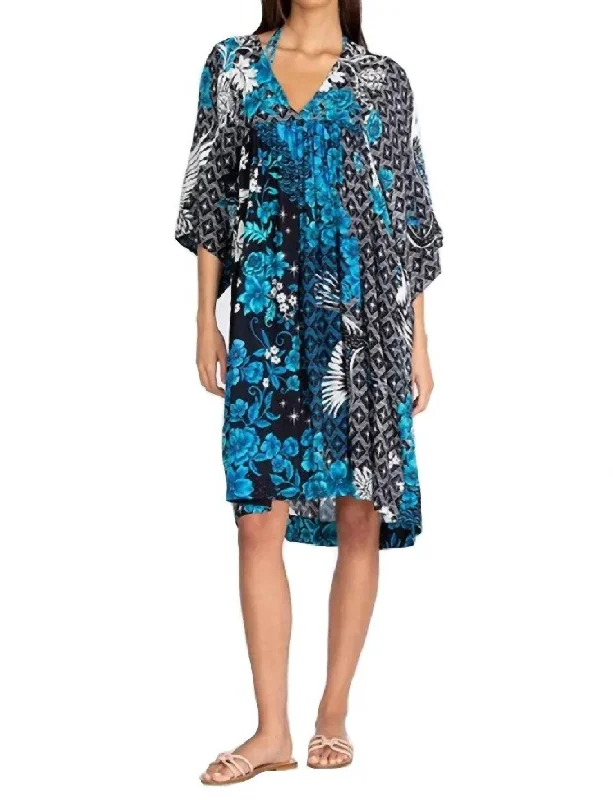 Phoenix Dress in Blue Multi Designer unclassified dresses