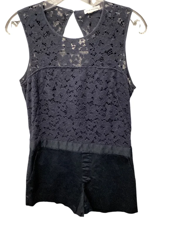 Romper By Club Monaco In Navy, Size: 6 Beaded unclassified dresses