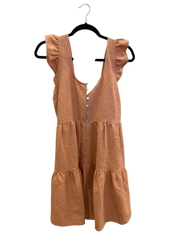 Romper By Pink Lily In Orange, Size: Xl Stylish unclassified dresses