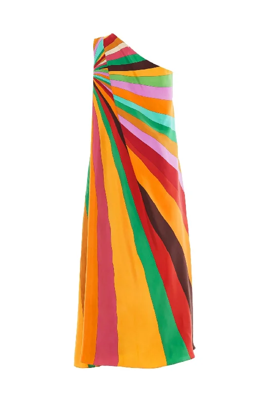 Roy Dress In Rainbow Tiered unclassified dresses