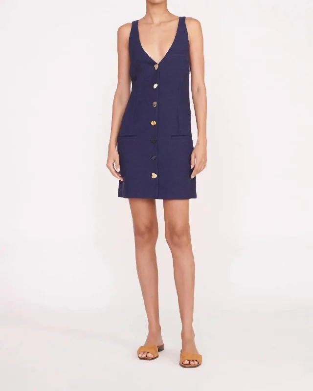 Samuel Dress In Navy Silk unclassified dresses