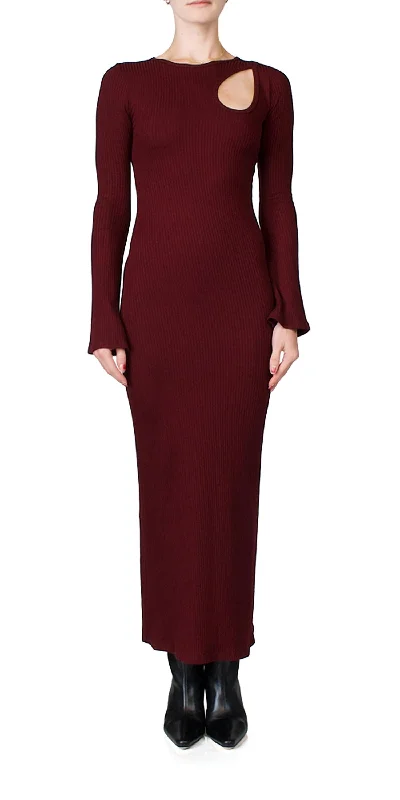 Space Dress In Burgundy Elegant evening unclassified dresses