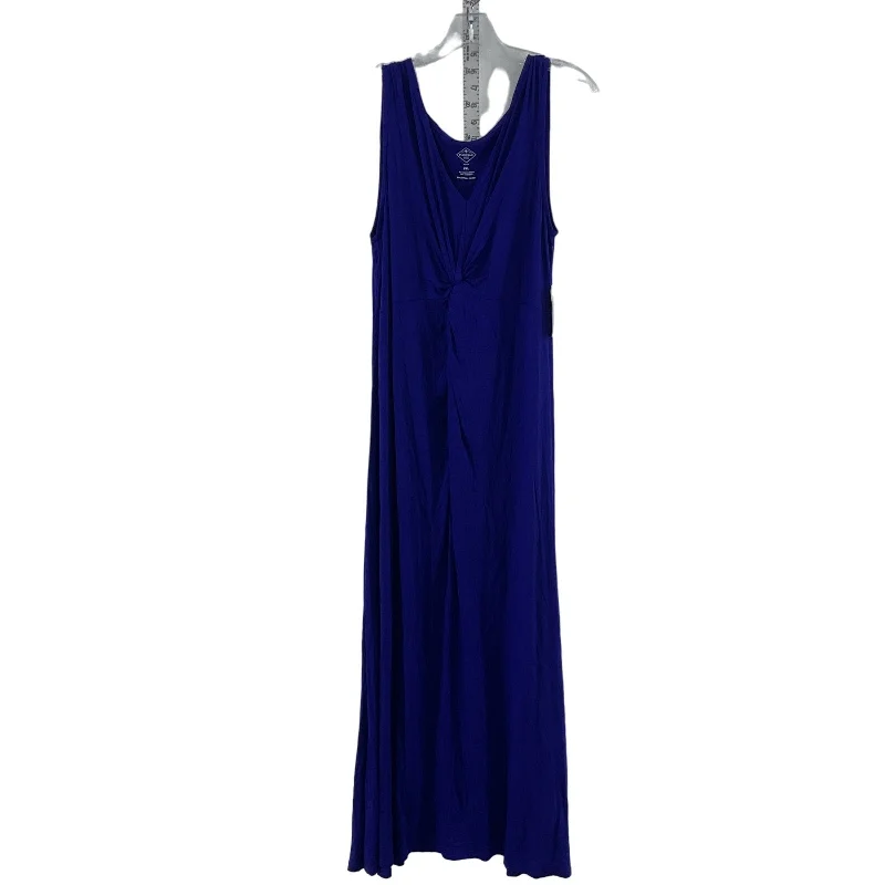 St. John's Bay Women's Petite XL Twisted Bust Purple Sheath Dress NWT Winter unclassified dresses