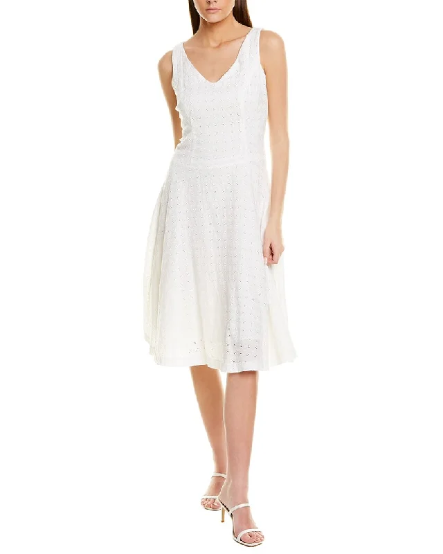 Taylor Eyelet A-Line Dress Beaded unclassified dresses