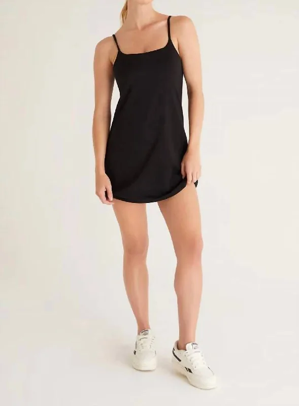 The Groove Dress In Black Minimalist unclassified dresses