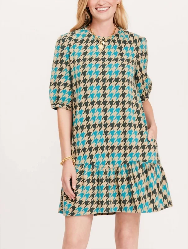 Tinsley Dress In Houndstooth Breathable unclassified dresses