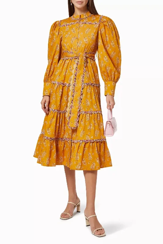 Willow Dress In Yellow Lace unclassified dresses