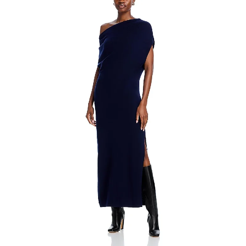 Womens Maxi Drapey Sweaterdress Tulle Maxi Skirt