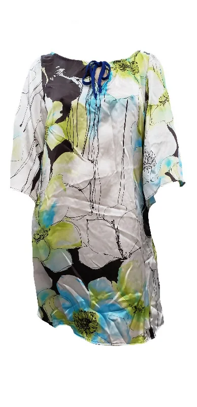 Women's Printed Silk Dress In Tl26 High-low unclassified dresses