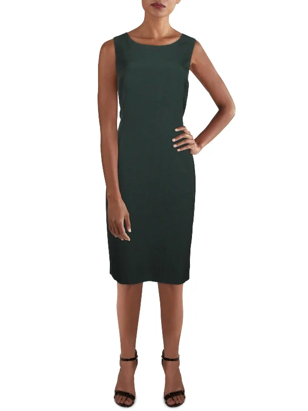 Womens Sleeveless Knee-Length Sheath Dress Minimalist unclassified dresses