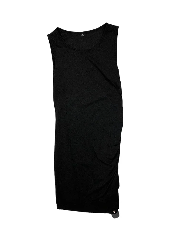 Black Dress Casual Midi Cmc, Size S Black Midi Skirt